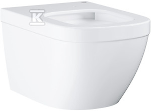 Miska WC wisząca Euro Ceramics - biel alpejska, 540 x 374 mm