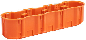 Підрозетник M4x60DF MULTIWALL SLIM помаранчевий