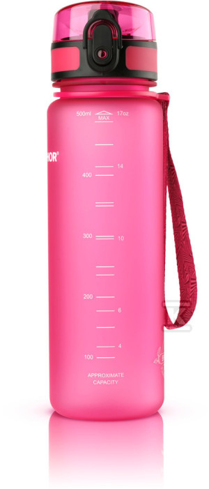Butelka filtrująca Aquaphor City 500 ml, różowa