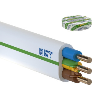 Przewód instalacyjny YDYP żo 3x2,5 750V instal plus center NKT