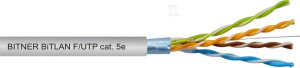 Przewód telekomunikacyjny BiTLAN F/UTP 4x2x24AWG (0,5) cat.5e 200 MHz TI0007