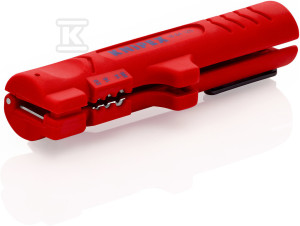 Narzędzie do ściągania izolacji KNIPEX 16 64 125 SB z kabli płaskich i okrągłych 125mm