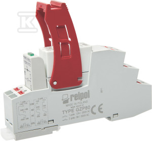 Przekaźnik interfejsowy Push-in 2P, 8A, 24 V AC PI84-024AC-M91G-PS-2012