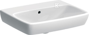 Umywalka Selnova Square B55 cm, H17.5 cm, T44 cm, z przelewem, bez otworu na baterię