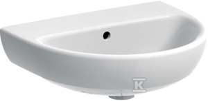 Umywalka kompaktowa Selnova B50 cm, H18 cm, T41 cm, z przelewem, bez otworu na baterię