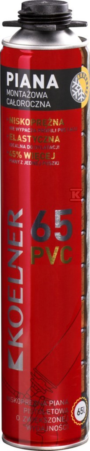 Piana pistoletowa superwydajna, wydajność do 65L, Koelner, 830ml