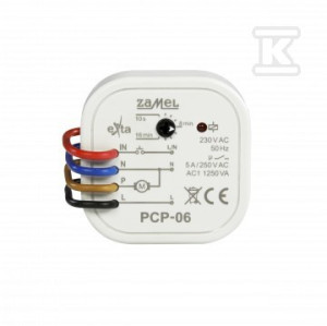 Przekaźnik czasowy do sterowania wentylatorem łazienkowym, dopuszczalny, 5A, 230V AC PCP-06