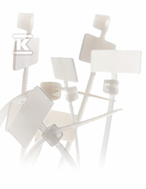 Opaska kablowe z tabliczką opisową GTK-190STC