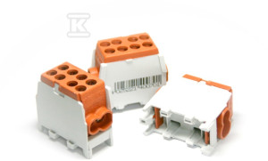 Zacisk przewodu głównego Hlak 35 1/2 brązowy. 2x25mm2/2x35mm3