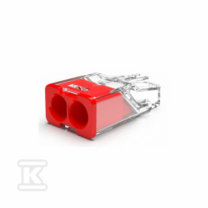 З'єднувач mini PC-212S для дротяного провідника, 0,2-2,5mm2, комплект 100шт.