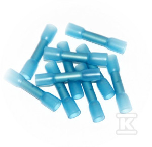 Złączki tulejkowe w izolacji termokurczliwej z klejem dla przekroju 1,5-2,5mm2