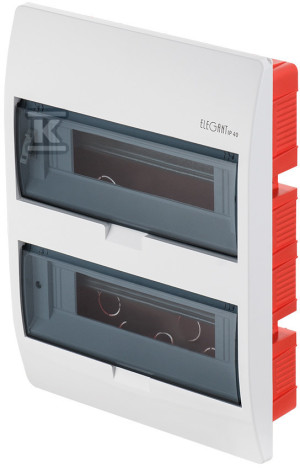 Rozdzielnica podtynkowa ELEGANT 2/12 IP40 zaciski N+PE (24 moduły)