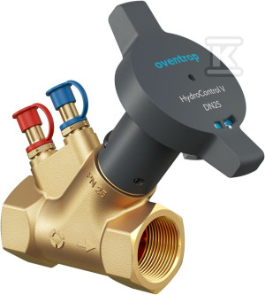 Zawór równoważący Hydrocontrol V DN50 GW Rp 2, PN25, 2x Hydroport, kvs: 42,90