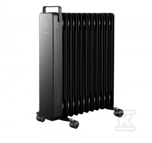Grzejnik elektryczny olejowy BLACK 2500W [11 żeberek] LCD