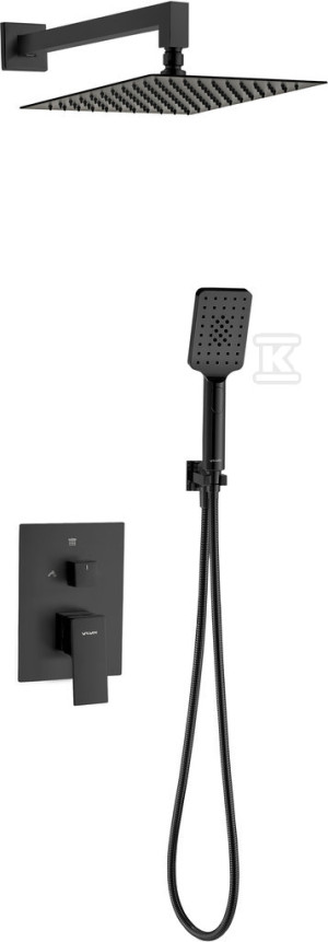 Zestaw natryskowy podtynkowy ARS BLACK