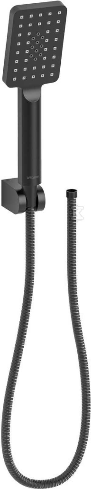 Zestaw prysznicowy 3 strumieniowy LOFT BLACK punktowy