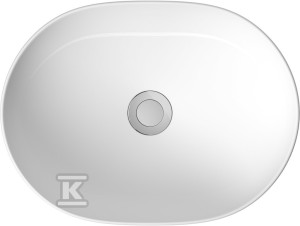 Umywalka nablatowa SAVIO 50 cm owalna BOX