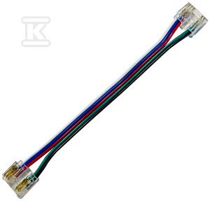 Szybkozłączka do taśm LED RGBW 5PIN COB IP20 PCB 12MM taśma przewód 10cm taśma