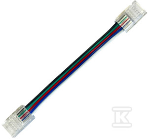 Szybkozłączka do taśm LED RGBW 5PIN SMD IP20 PCB 10MM taśma przewód 10cm taśma