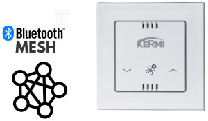 Sterownik KERMI D13 Smart 230V, Bluetooth, zasilacz 5V, montaż podtynkowy
