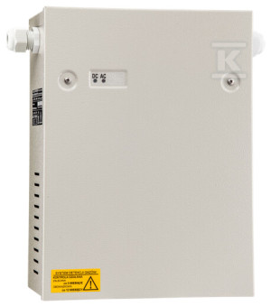 Zasilacz systemowy, napięcia zasilania 230V~, napięcie wyjściowe 24V, max 5A