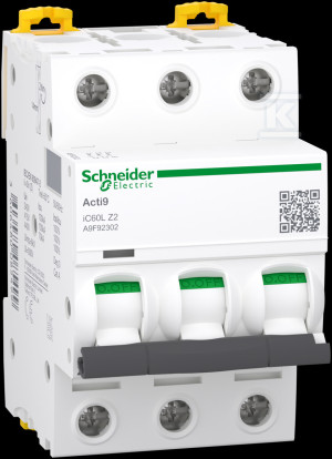 Wyłącznik nadprądowy iC60L-Z2-3 Z 2A 3-biegunowy