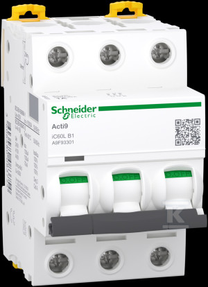 Wyłącznik nadprądowy iC60L-B1-3 B 1A 3-biegunowy