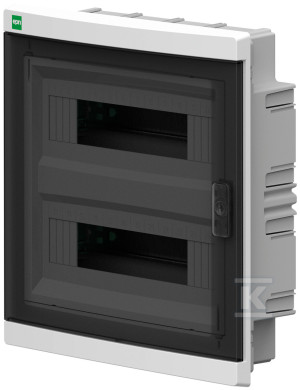 Rozdzielnica podtynkowa ELEGANT RP 2x12 PE+N wersja nowa, DYMNY, IP 40, (24 moduły)