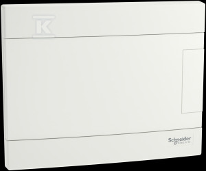 Rozdzielnica podtynkowa, Easy9 EU IP40 EZ9EU-1-8-PT-P drzwi białe 1 rząd 8 modułów/rząd