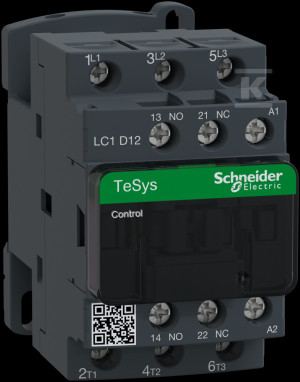 Контактор TeSys D AC3 12A 3P 1NO 1NC котушка 24VAC