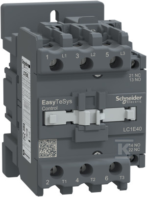 Stycznik mocy, Easy TeSys Control, AC-3, 40A, 3P(1NO 1NC), cewka 230V, 50/60Hz