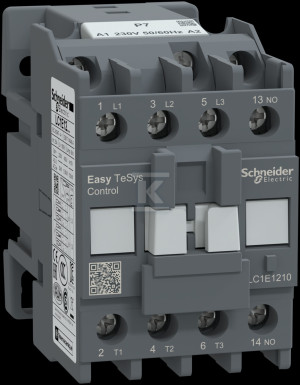 Stycznik mocy, Easy TeSys Control, AC-3, 12A, 3P(1NO), cewka 230V, 50/60Hz