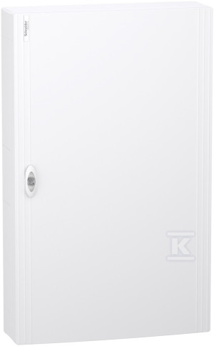 Корпус PrismaSeT XS PSXS-5-24-NT-B, навісний, двері білі, 5 рядів, 24 модулі в ряду, IP40, IK09