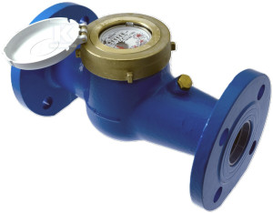 Wodomierz WS zimna woda, typ GMDM-I, DN50 (2"), Q3=25 m3/h, R100/50, Tmax: 50 st., L=300mm, przyłącze kołnierzowe dn50, do zdalnego odczytu po