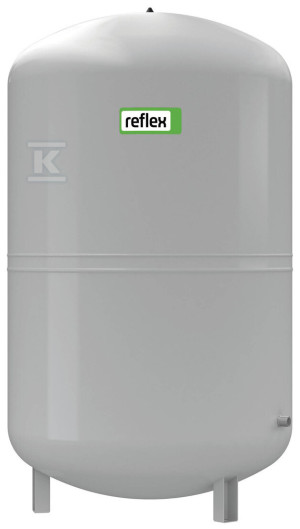 Naczynie wzbiorcze przeponowe REFLEX N-250, 250L, 6 bar / 70 st., przyłącze gwintowane GZ R1", k.szary, do instalacji grzewczych i chłodniczych,