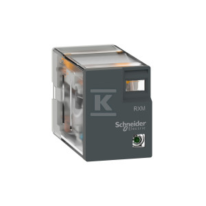 Przekaźnik miniaturowy 2L LED 24V AC, 5A, 2 styki C/O