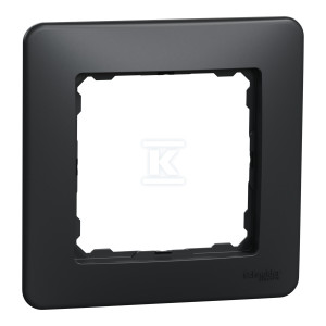 Ramka 1-krotna, czarny antracyt Sedna Design