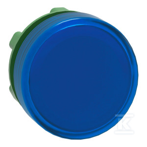 Główka lampki sygnalizacyjnej niebieska LED plastikowa Harmony XB5