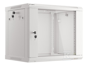 Шафа інсталяційна RACK підвісна 19" 9U 600x450 сіра (розбірна) V2