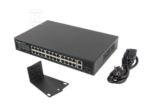 Switch RSGE-24P-2GE-2S-360 24x 1GB POE+/2X GB 2x SFP RACK 19" gigabit ethernet 360 W