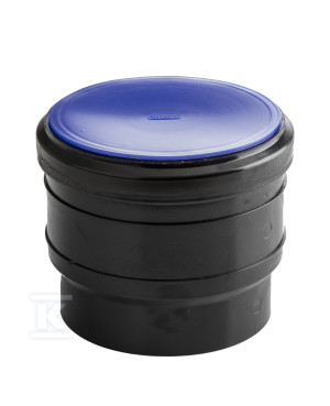 Kielich PEHD 160mm S12.5 z korkiem, kolor czarny, QS (Quick Stream)