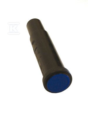 Поліетиленовий (PEHD) чаша 110mm S12.5 компенсаційна з пробкою, колір чорний, QS (Quick Stream)