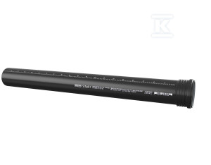 Rura PP-HT Sitech Plus 110x1000 sanitarna, do kanalizacji wewnętrznej niskoszumowej, kolor czarny