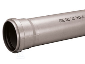 Rura PVC-HT 50x2.5x250 sanitarna, do kanalizacji wewnętrznej, kolor popiel