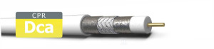 Коаксіальний кабель RG6 tc 685CU-Dca LSZH, жила 1.02, Trishield, (500м) ELPIO