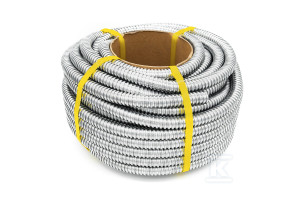 Сталевий оцинкований шланг (PESZEL) WSO DN25 (21,2mm/25mm), котушка 30м