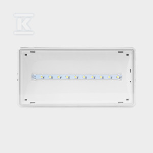 Oprawa awaryjna EXIT IP65 ECO LED 3W 1h jednozadaniowa biała ETE/3W/E/1/SE/X/WH