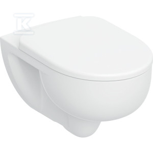 Zestaw wiszącej miski WC Geberit Selnova, lejowa, TurboFlush, z deską sedesową