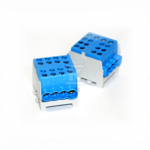 Zacisk przewodu głównego Hlak 35-1/6-p niebieski.2x35mm2/6x25mm3