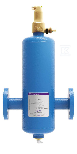 Separator powietrza Zeparo Aero ZA PN10 DN65, kołnierzowy